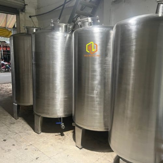 Bồn inox vi sinh 1500 lít 