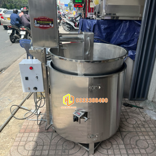 Máy Rang Muối Bằng Gas 15kg