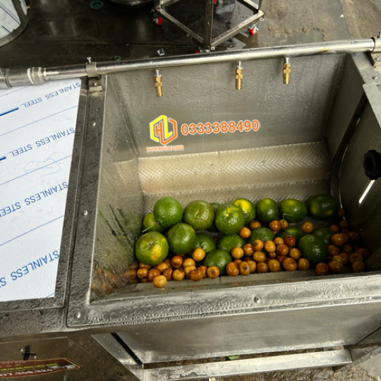 Máy Rửa Rau Củ Inox Công Nghiệp 