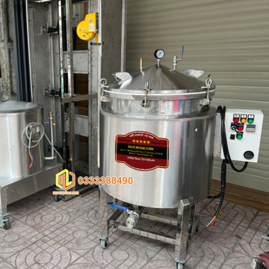 Nồi nấu gia nhiệt có cánh khuấy