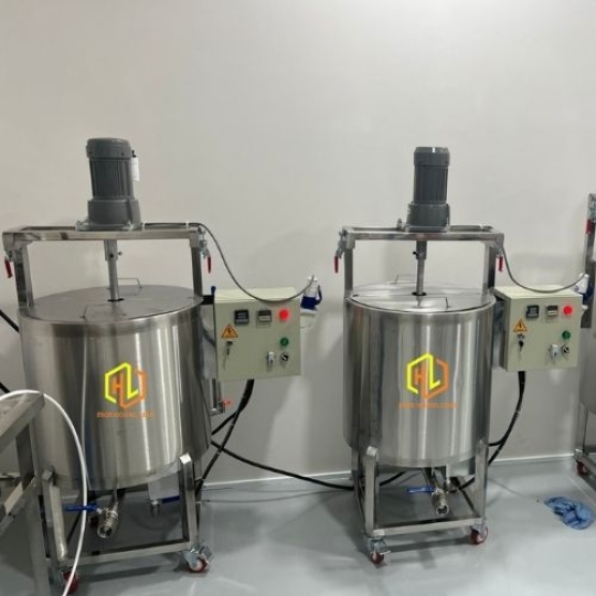 Nồi gia nhiệt nấu sữa 100l